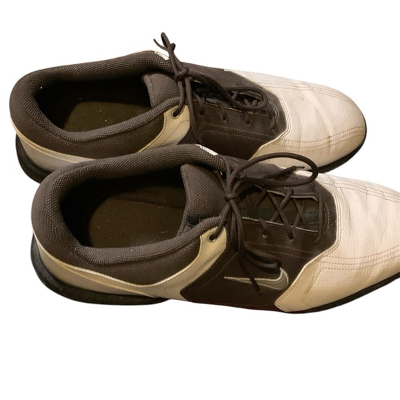 Nike Air Comfort Golf Shoes Mens US 11.5 Waverly Last Leather Cleats - Picture 2 of 3